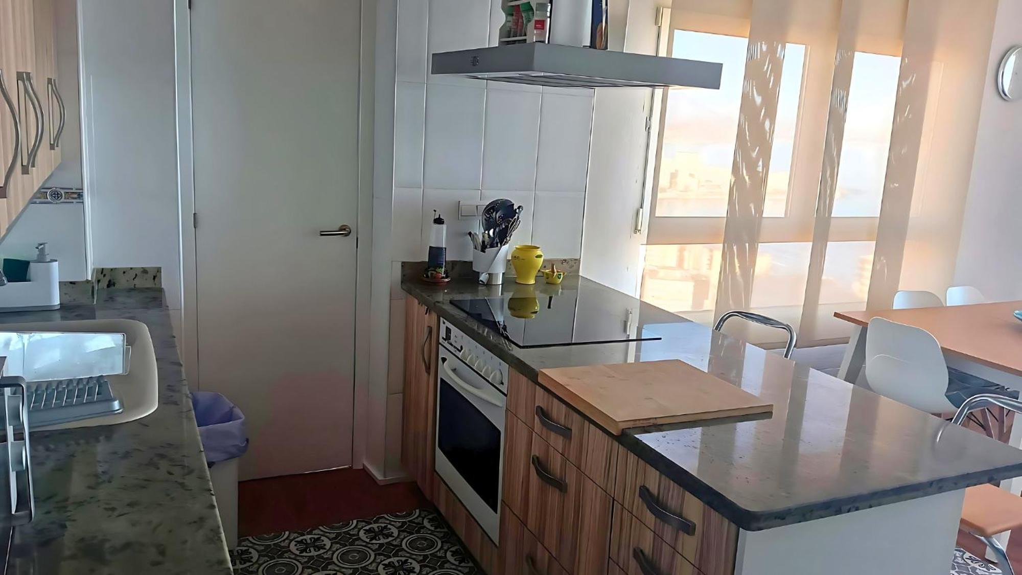 Апартаменты Atico A 50M Del Mar. Parking Gratis. A/C Кампелло Экстерьер фото
