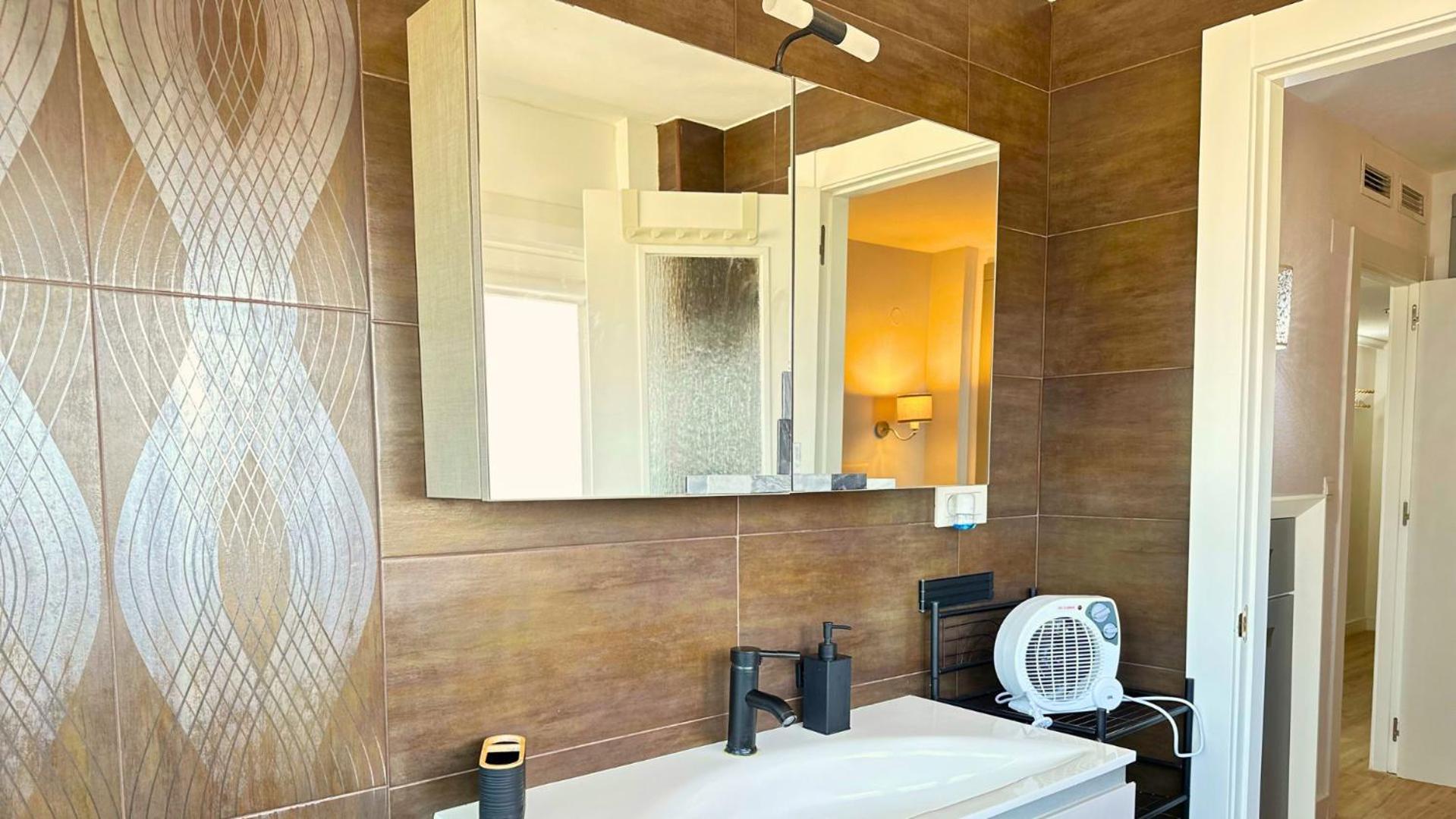 Апартаменты Atico A 50M Del Mar. Parking Gratis. A/C Кампелло Экстерьер фото