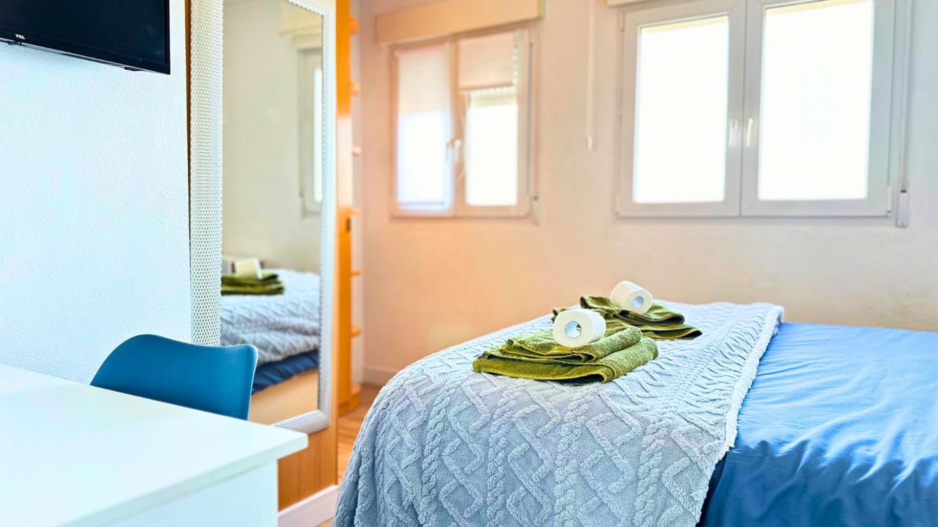 Апартаменты Atico A 50M Del Mar. Parking Gratis. A/C Кампелло Экстерьер фото